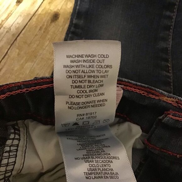 Signature Levi’s Girls 6 Skinny Denim Legging - Picture 7 of 7